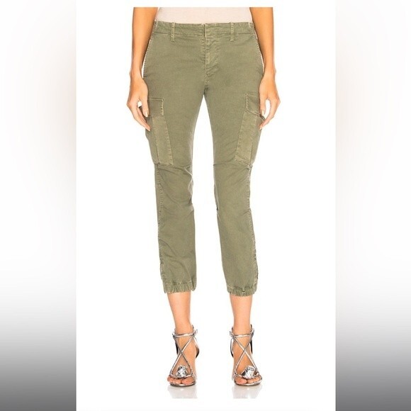 Rare Nili Lotan Cargo French Military Pants in Campo Green Size 0 - Picture 4 of 10